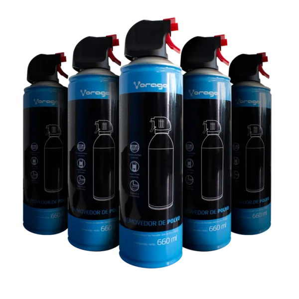 KIT VORAGO 5 PZAS AIRE COMPRIMIDO 660ML KIT5-CLN-300