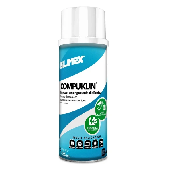 LIMPIADOR DE CIRCUITOS/TARJETAS ELECTRONICAS SILIMEX COMPUKLIN 454 ML