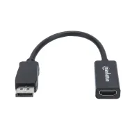 ADAPTADOR DISPLAYPORT A HDMI M-H 15CM 1080P MANHATTAN 151634