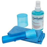 LIMPIADOR MANHATTAN LCD KIT 200ML, MICROFIBRA Y BROCHA 421027