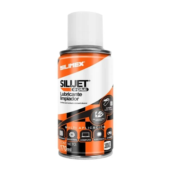 LUBRICANTE LIMPIADOR SILIMEX 170 ML SILIJET E-PLUS