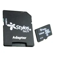MEMORIA MICRO SD STYLOS 128 GB CLASE 10 CON ADAPTADOR STMS1281B