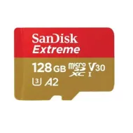 MEMORIA SANDISK MICRO SD EXTREME 128GB V30 A2 C/A (SDSQXAA-128G-GN6AA)
