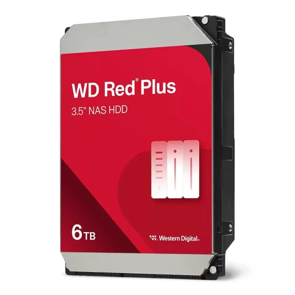 DISCO DURO INTERNO WD RED 6TB 3.5 256MB SATA 5400 NAS  (WD60EFPX)