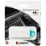 MEMORIA FLASH KINGSTON 64GB USB 3.2 GEN 1 COLOR BLANCO (KC-U2G64-5R)