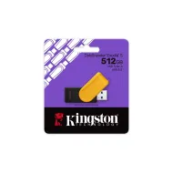 MEMORIA FLASH KINGSTON DTXS 512GB GEN 1 3.2 NEGRO-AMARILLO(DTXS/512GB)