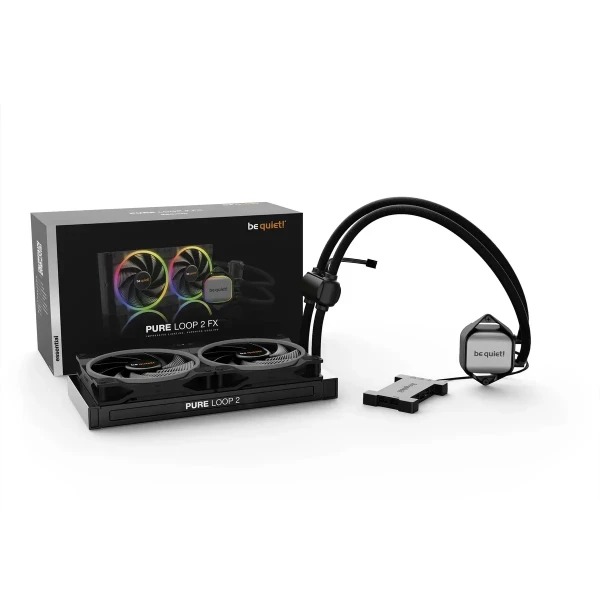 ENFRIAMIENTO LIQUIDO BE QUIET PURE LOOP 2 FX PARA 2X 140MM280MM HASTA 2200RPM NEGRO