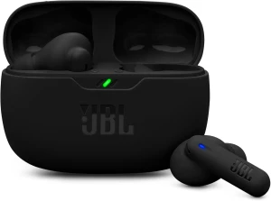 Audifonos Inalambricos JBL Vibe Beam 2 Bluetooth Bateria 40 Horas IP54 Negro