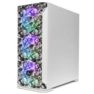 YEYIAN GAMING PC HOLLOW BLANCO 5500C-560P1M - RYZEN 5 5500 - RTX 5060 - 32GB DDR4 - SKU: YPA-HW5500C-560P1M