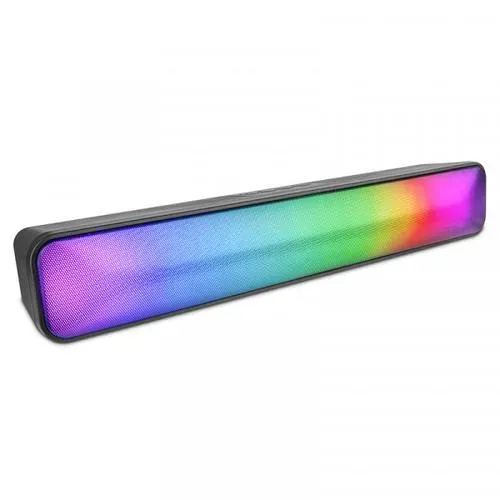 BARRA DE SONIDO GETTTECH BT 3.5mm ALTAVOZ RMS DE 3W RGB GUS-MSRBT-01