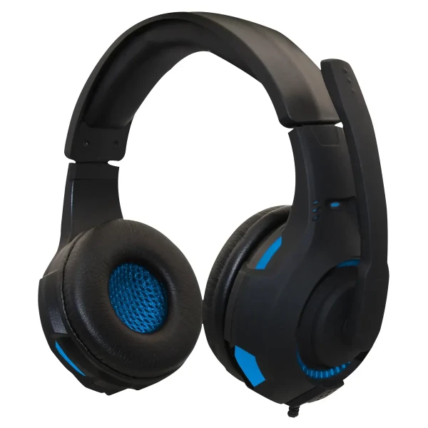 DIADEMA GAMER NACEB ALAMBRICO 3.5MM NEGRO/AZUL