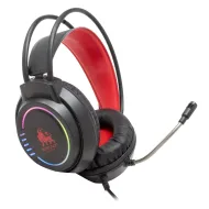DIADEMA NECNON NBHG KIMERA RGB 3.5MM USB MICROFONO FLEXIBL ROJO NCAGKI02F