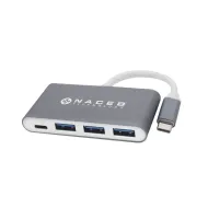 HUB NACEB USB C 4 EN 1 USB 3.0/USB