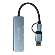 HUB NACEB USB C/USB 4 EN 1 USB 3.0/USB C