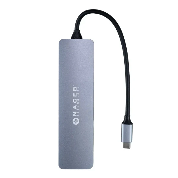 HUB NACEB USB C 6 EN 1 HDMI/USB 3.0/USB