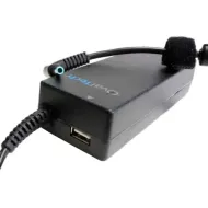 CARGADOR PARA LAPTOP OVALTECH OTAC E76 PUNTA AZUL DE 4.5 X 3.0 MM USB 2.0. NEGRO