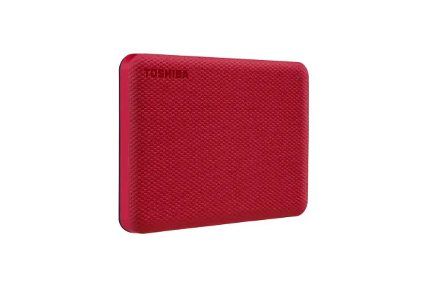 DISCO DURO EXTERNO TOSHIBA 1TB USB 3.2 CANVIO ADVANCE V10 ROJO (HDTCA10XR3AA)