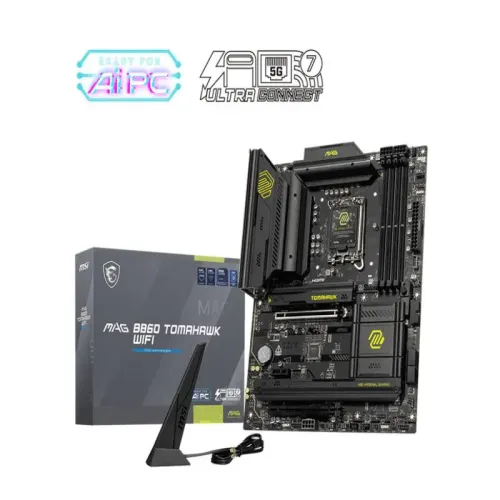 TARJETA MADRE MSI MAG B860 TOMAHAWK WIFI 1851 DDR5 AI
