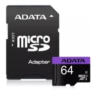 MEMORIA MICRO SDXC ADATA 64GB UHS-I U1 C/ADAPT (AUSDX64GUICL10-RA1)