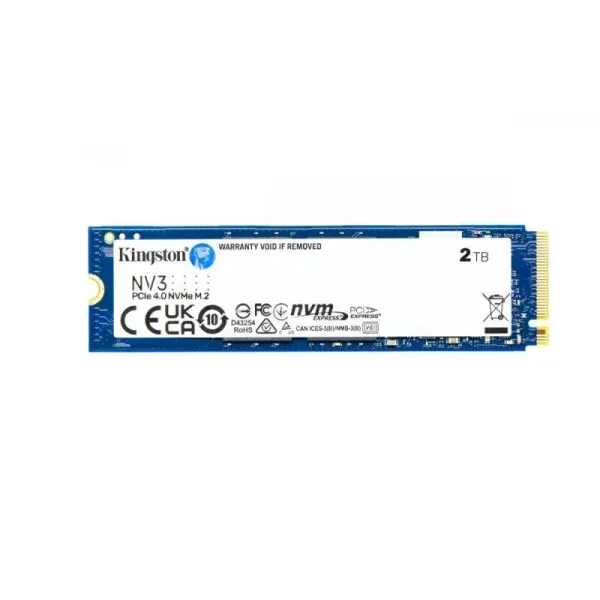 UNIDAD SSD KINGSTON NV3 2TB M.2 2280 NVMe 6000MB/S (SNV3S/2000G)