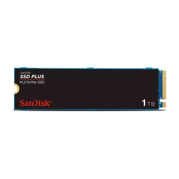 UNIDAD SSD SANDISK PLUS NVMe M.2 1TB PCIE 3.0 SDSSDA3N-1T00-G26)
