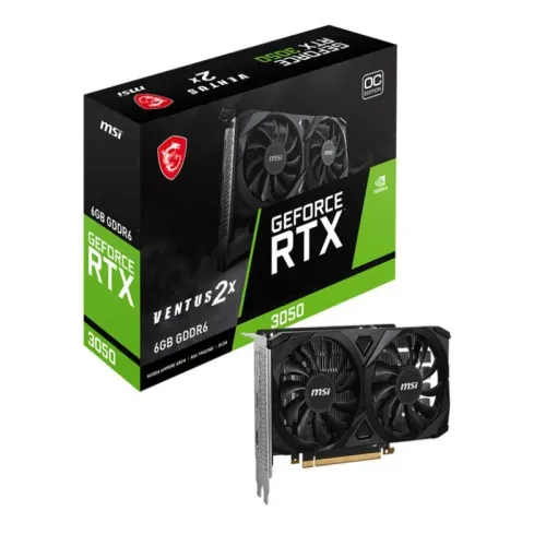 TARJETA DE VIDEO MSI GEFORCE RTX 3050 VENTUS 2X 6G OC