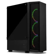 PC GAMER YEYIAN VENTLE RYZEN 5 5600X RTX5050 RAM 16GB DDR4 512GB NVME WIN TRIAL YPA-VE560XB4-5501M