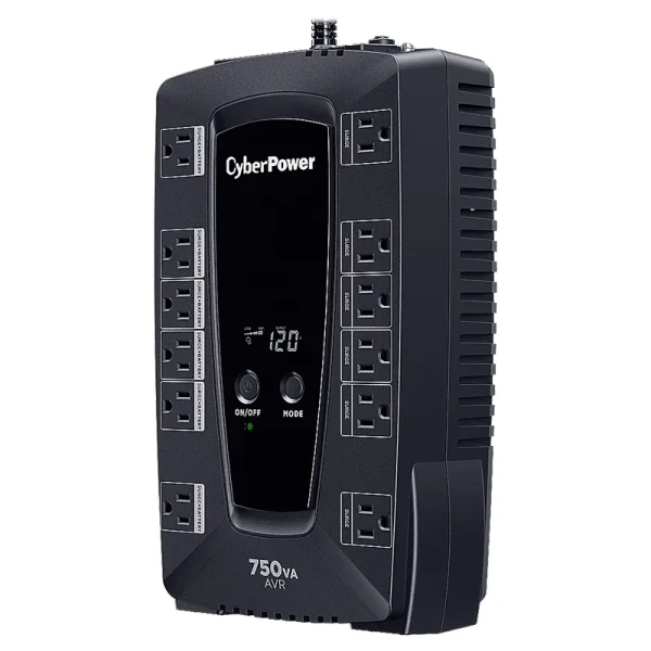 UPS/NO BREAK CYBERPOWER AVRG750LCD 750VA/450W LCD/AVR/12 CONT