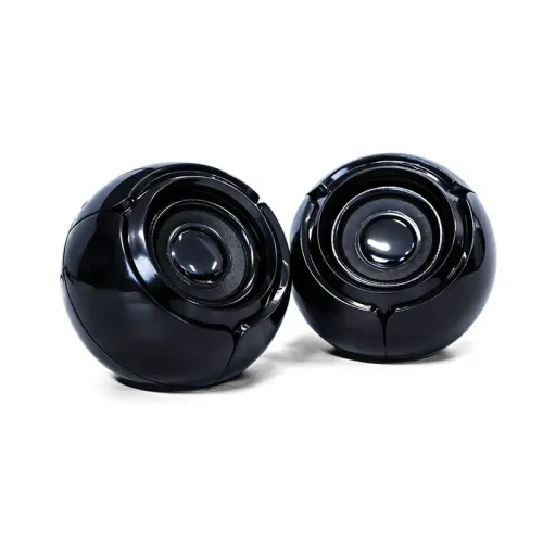 BOCINAS VORAGO 2.0 3.5MM PASIVAS PARA COMPUTADORA NEGRO SPK-105
