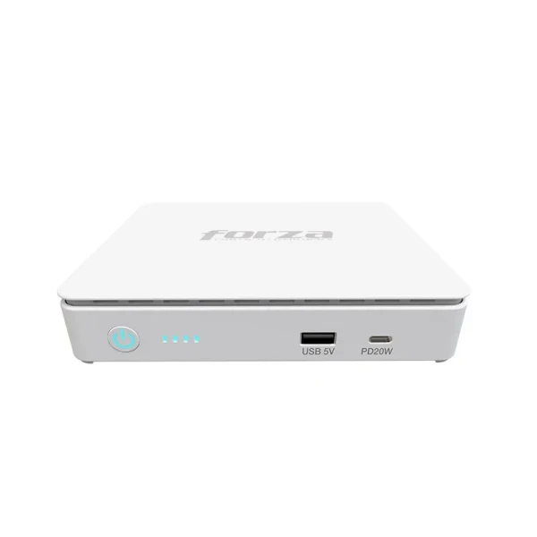 FORZA UPS POE Y BANCO DE ENERGÍA USB-C CON BATERÍA DE LITIO DE 35W Y SALIDAS DE 5/9/12/15/24V CC