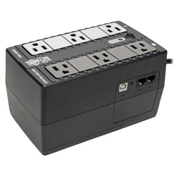 NO-BREAK TRIPP-LITE INTERNET 350U - 350 VA, 180 W, NEGRO, HOGAR Y OFICINA