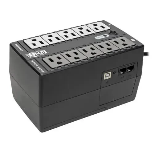 NO-BREAK TRIPP-LITE INTERNET550U - 550 VA, 300 W, NEGRO, HOGAR Y OFICINA