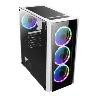 GABINETE XZEAL GAMER XZ110-1 RGB BLANCO (XZCGB12W)