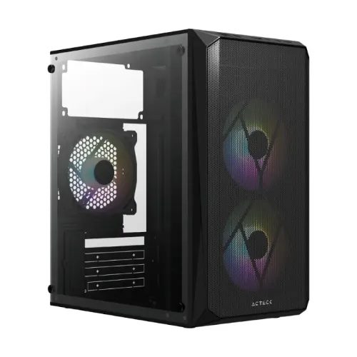 GABINETE ACTECK DOOM MINI-ATX 500W USB 3.0 NEGRO AC-935739