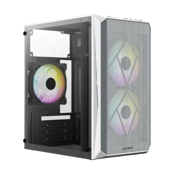 GABINETE ACTECK DOOM GI630 MINI-ATX 500W ACRILICO BLANCO AC-935746