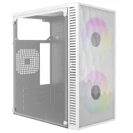 GABINETE ACTECK FUJI GC470 MINI TOWER MICRO ATX MINI ITX FUENTE 500W 2 VENTILADORES BLANCO