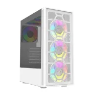 GABINETE BALAM RUSH GAMER MEDIA TORRE DRAGONFLYII GM740 ATX M-ATX MINI-ITX CRISTAL MALLA BLANCO BR-935999