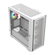 GABINETE BALAM RUSH 8000B CARBONO TWIN M-ATX USB 3.0 4 VENT ARGB BLANCO BR-938785