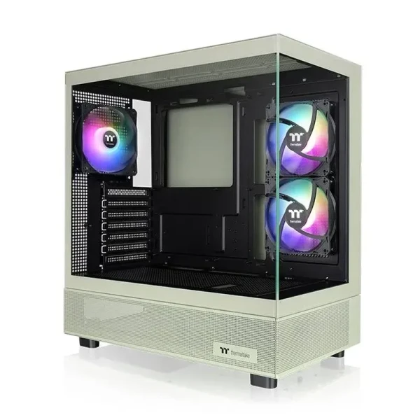 GABINETE THERMALTAKE VIEW 270 TG ARGB PLUS MIDI TOWER 3 VENTILADORES VERDE