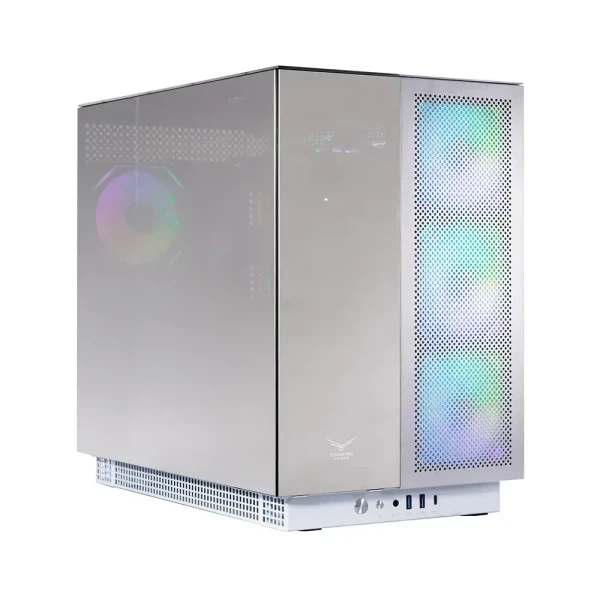 GABINETE NACEB GAMING AETHER FULL TOWER ATX EATX MICRO ATX MINI ITX 4 VENTILADORES BLANCO