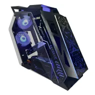 GABINETE XZEAL IRREGULAR RGB NEGRO IR02 4 VENT ARGB XZGAIRRGBB