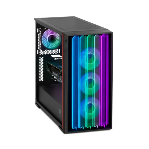 GABINETE YEYIAN GAMER MIRAGE S MID TOWER CON CRITAL TEMPLADOS S/N FUENTE
