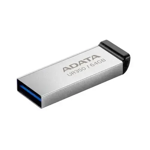 USB ADATA UR350 64GB USB 3.2 GEN1 METALICA NEGRO (UR350-64G-RSR/BK)
