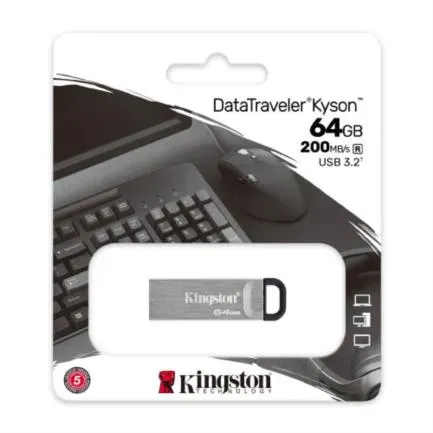 MEMORIA FLASH KINGSTON 64GB GEN 3.2 GEN 1 METALICA (DTKN/64GB)
