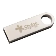 MEMORIA USB STYLOS ST100 128GB FLASH 2.0 PLATA STMUSB5B