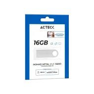 MEMORIA USB ACTECK 16GB 2.0 NOMAD MUF-16000 LEC 25 MB/S ESC 5 MB/S METALICA (AC-946209)