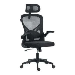 SILLA DE OFICINA ACTECK BASE ESPUMA ALTA SUAVIDAD MARCO Y MALLA NEGRA