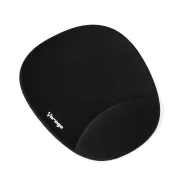 MOUSEPAD VORAGO ERGONOMICO DESCANSA MUÑECAS DE GEL NEGRO MP-100