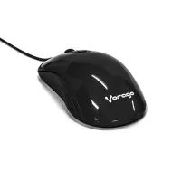 MOUSE VORAGO MO-102 NEGRO OPTICO ALAMBRICO
