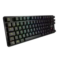 TECLADO MECANICO TKL GAME FACTOR RGB, USB NEGRO, SWITCH RED KBG500-RD